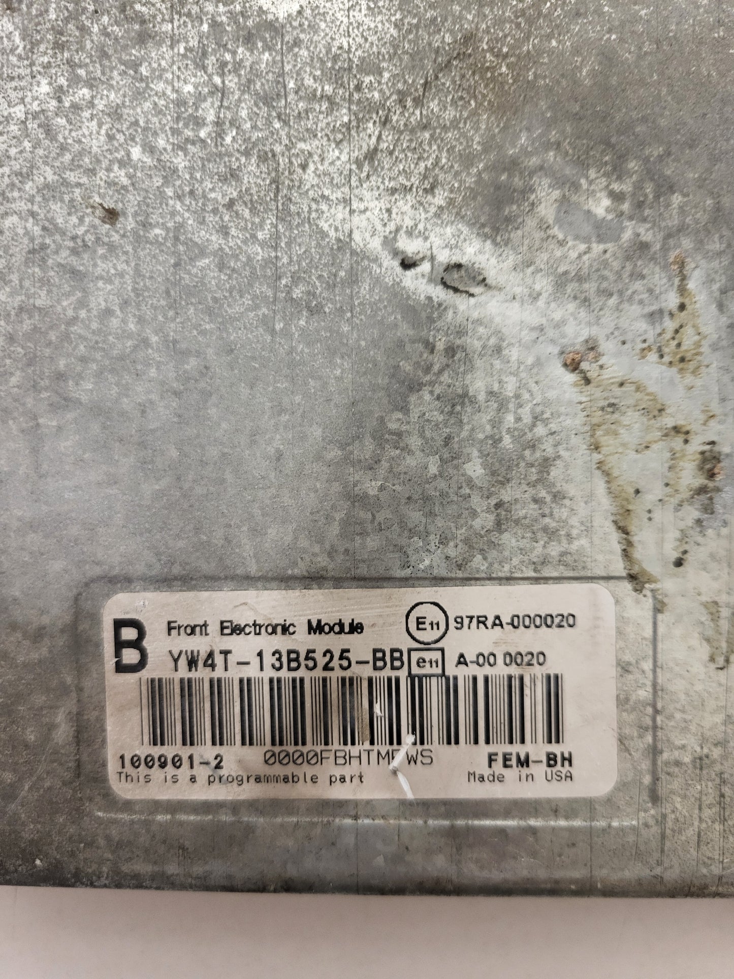 JAGUAR S-TYPE ECU / YW4T-13B525-BB / 100901-2 / FEM-BH