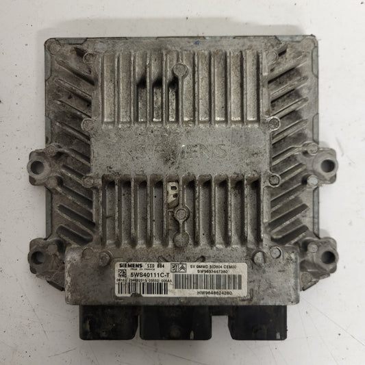 CITROEN ECU / 5WS40111C-T / SW 9653447380 / HW 96486524280 / SID804  SIEMENS