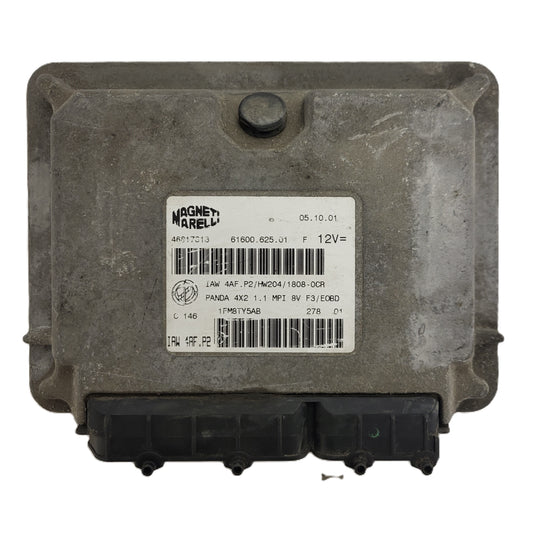FIAT PANDA 1.1 ECU / 46817813 / IAW 4AF.P2 / 61600.625.01 / HW204 / MAGNETI MARELLI