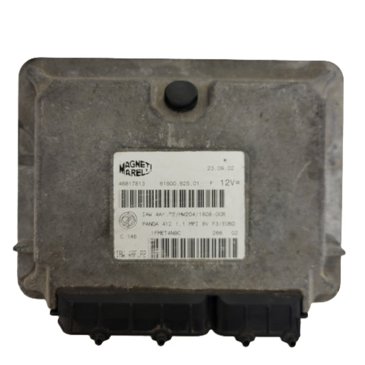 FIAT PANDA 1.1 ECU / 46817813 / IAW 4AF.P2 / 61600.625.01 / HW204 / MAGNETI MARELLI