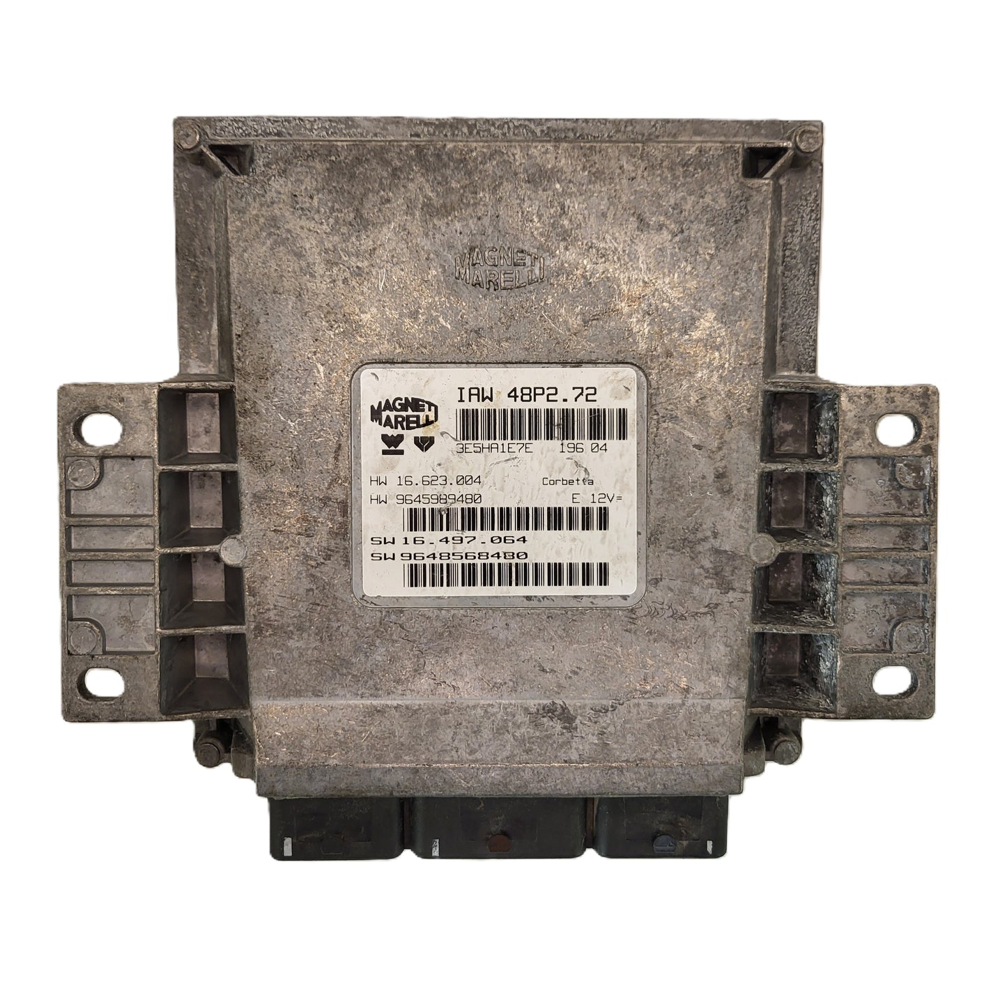 PEUGEOT CITROEN ECU / IAW 48P2.72 / SW 9648568480 / HW 9645989480 / MAGNETI MARELLI