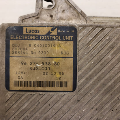 Peugeot ECU / 9627453880 / R04010019A / LUCAS