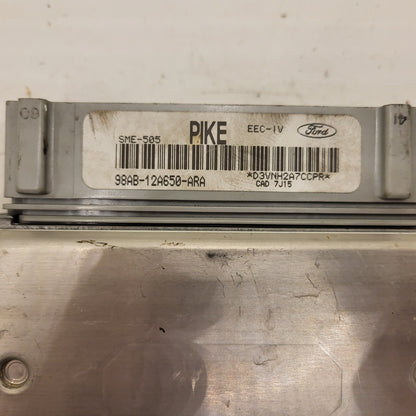 FORD ECU / 98AB-12A650-ARA / PIKE / SME-505 / EEC-IV / 98AB12A650ARA