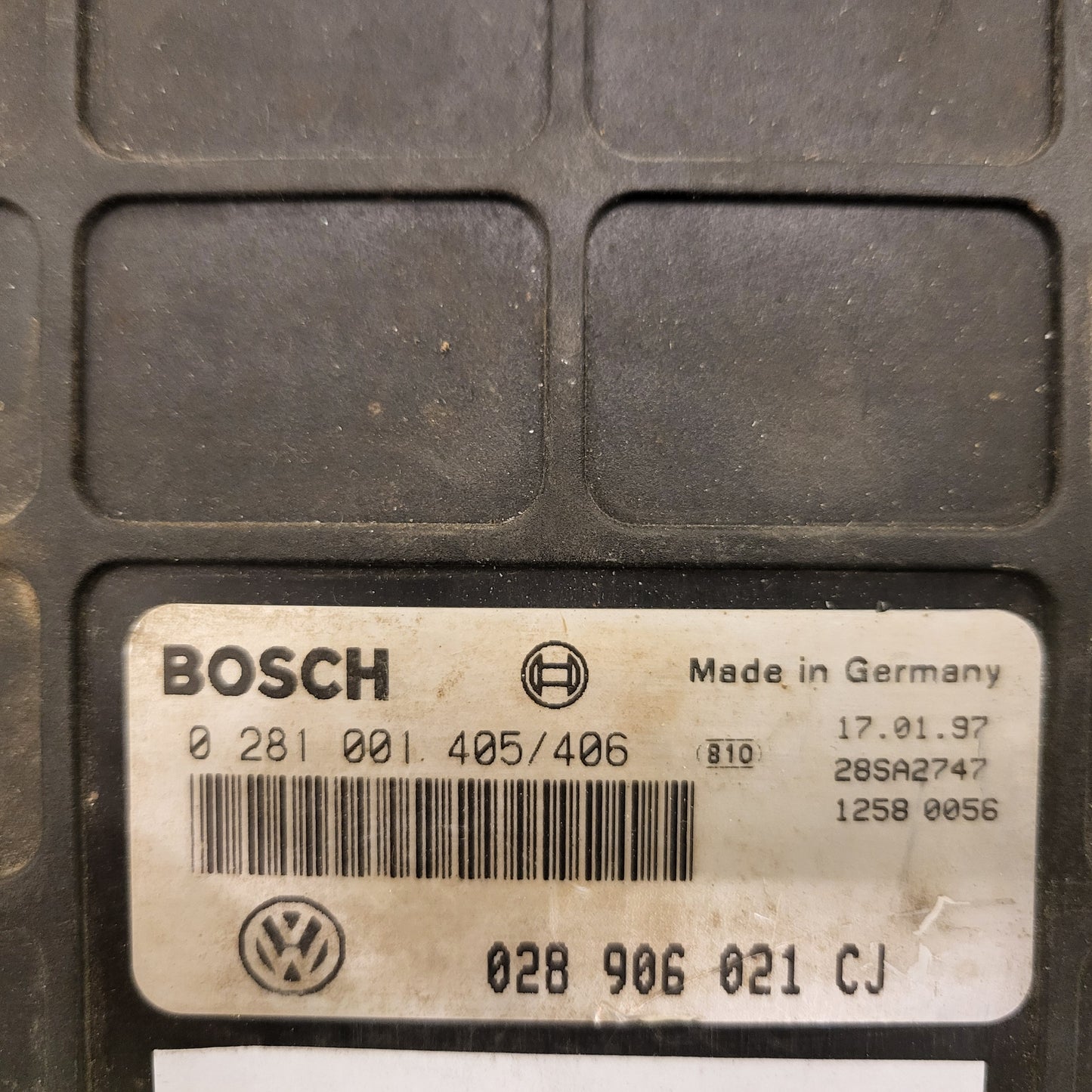 VW ECU / 0281001405/406 / 028906021CJ / BOSCH