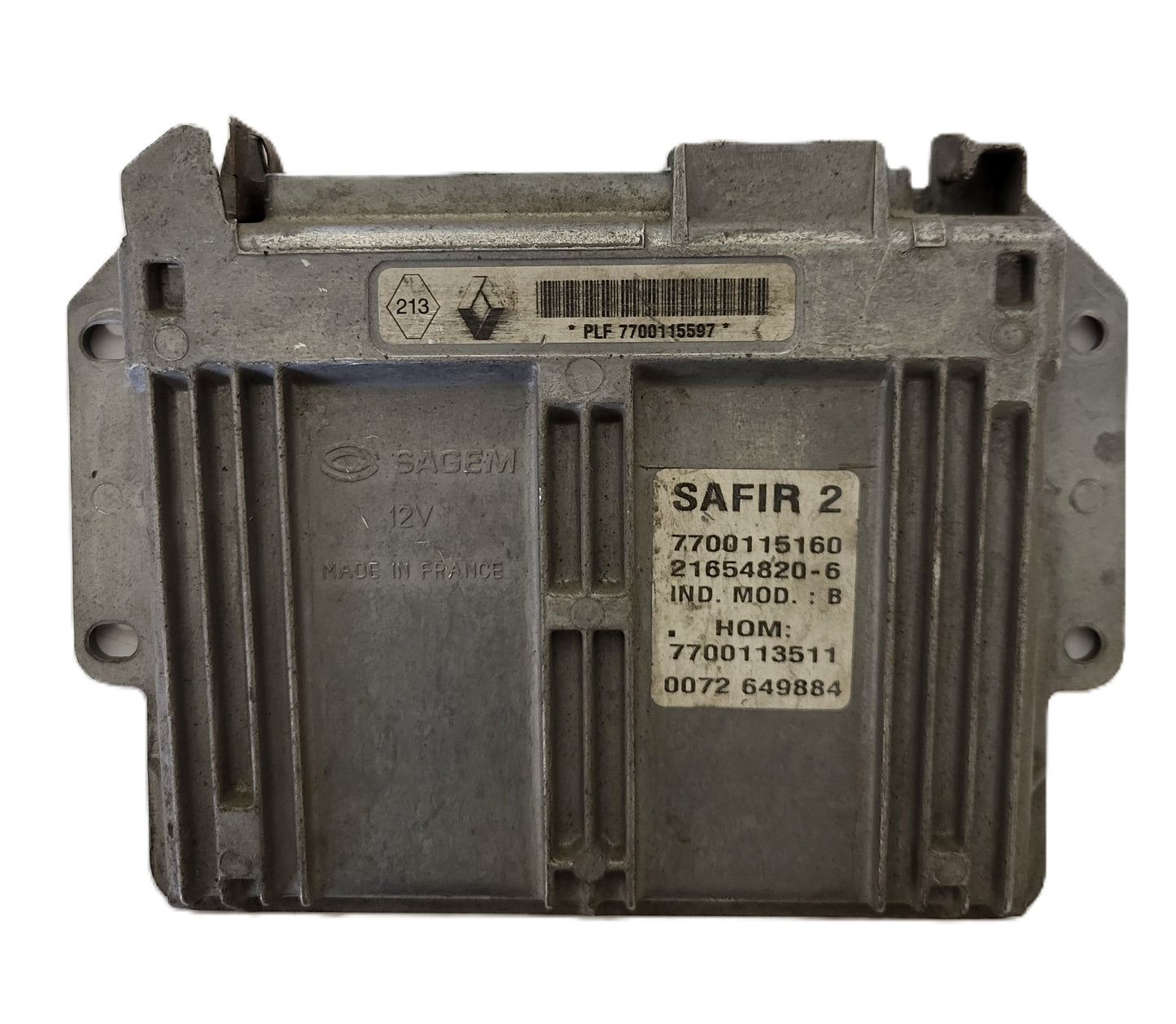 RENAULT ECU / 7700115597 / 7700115160 / 21654820-6 / 7700113511 / 35 PIN SAGEM