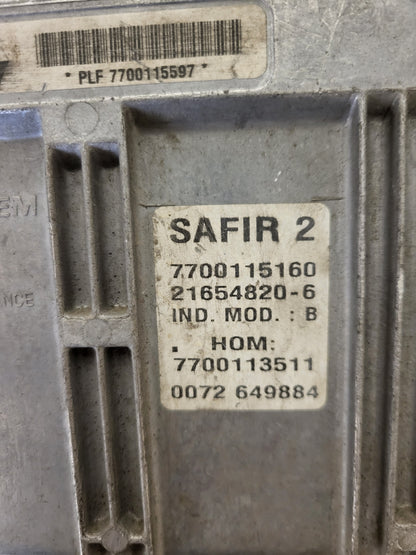 RENAULT ECU / 7700115597 / 7700115160 / 21654820-6 / 7700113511 / 35 PIN SAGEM