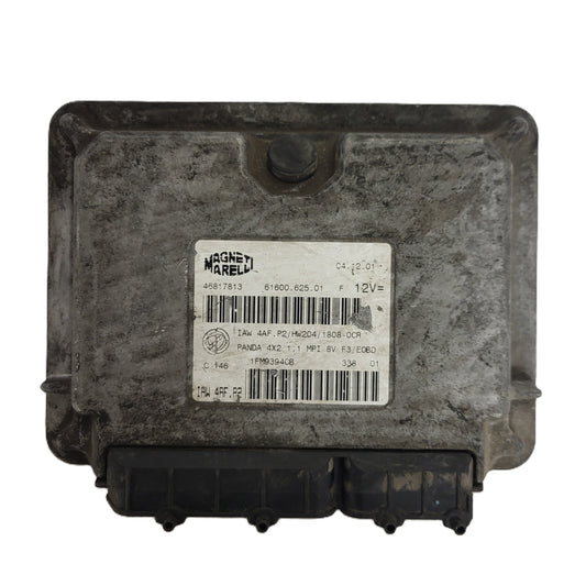FIAT PANDA 1.1 ECU / 46817813 / IAW 4AF.P2 / 61600.625.01 / HW204 / MAGNETI MARELLI