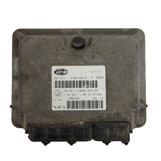 FIAT PANDA 1.1 ECU / 46817813 / IAW 4AF.P2 / 61600.625.01 / HW204 / MAGNETI MARELLI