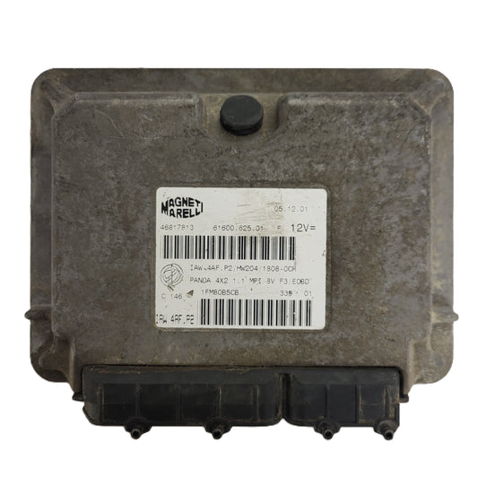 FIAT PANDA 1.1 ECU / 46817813 / IAW 4AF.P2 / 61600.625.01 / HW204 / MAGNETI MARELLI