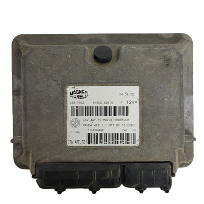 FIAT PANDA 1.1 ECU / 46817813 / IAW 4AF.P2 / 61600.625.01 / HW204 / MAGNETI MARELLI