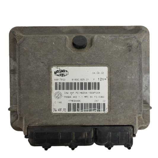 FIAT PANDA 1.1 ECU / 46817813 / IAW 4AF.P2 / 61600.625.01 / HW204 / MAGNETI MARELLI