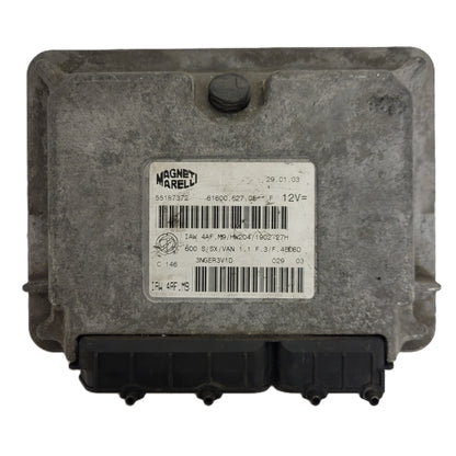 Fiat Seicento 600 ECU / 55187372 / IAW 4AF.M9 / 61600.627.05 / HW204 / MAGNETI - B69-18 - 1