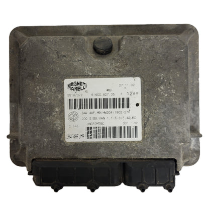 Fiat Seicento 600 ECU / 55187372 / IAW 4AF.M9 / 61600.627.05 / HW204 / MAGNETI - B69-20 - 1