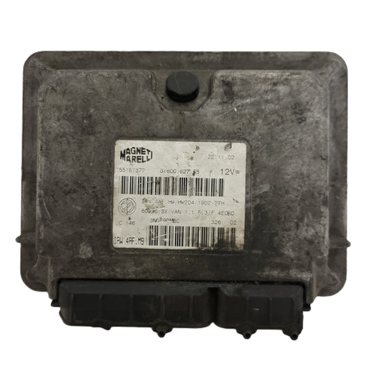 Fiat Seicento 600 ECU / 55187372 / IAW 4AF.M9 / 61600.627.05 / HW204 / MAGNETI MARELLI