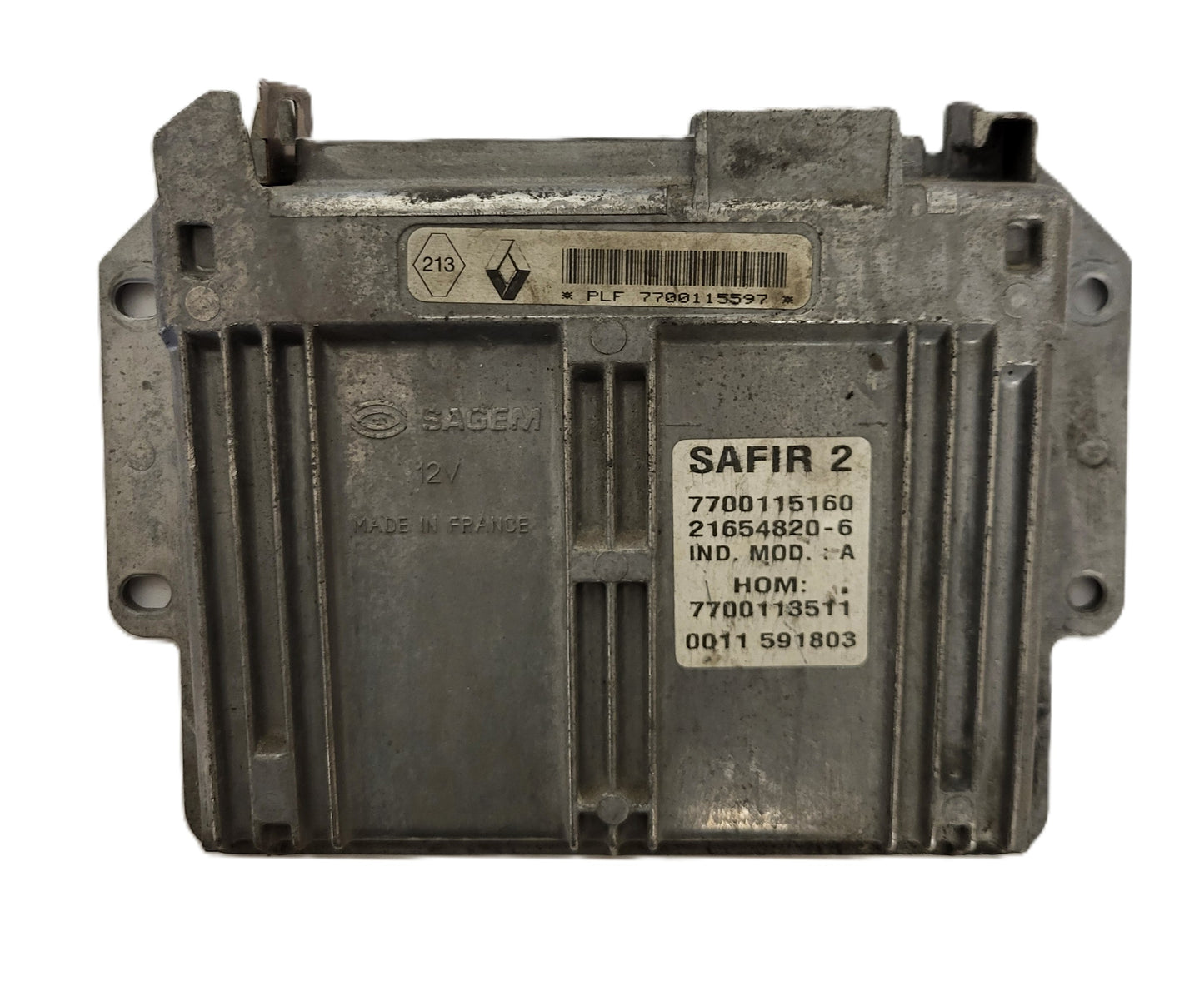 RENAULT ECU / 7700115597 / 7700115160 / 21654820-6 / 7700113511 / 35 PIN SAGEM
