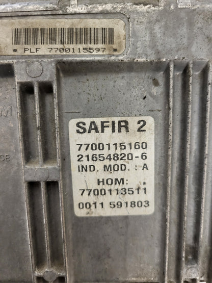 RENAULT ECU / 7700115597 / 7700115160 / 21654820-6 / 7700113511 / 35 PIN SAGEM