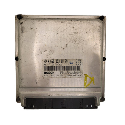 Mercedes a Class W168 ECU / A6681530879 / 0281011151 / CR1.2 / BOSCH