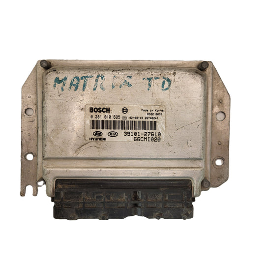 HYUNDAI MATRIX ECU / 0281010695 / 39101-27610 / 66CMI020 / BOSCH