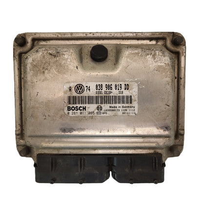 VW ŠKODA VAG ECU / 038906019DD / 0281011065 / EDC15P+ / 038906019 / BOSCH