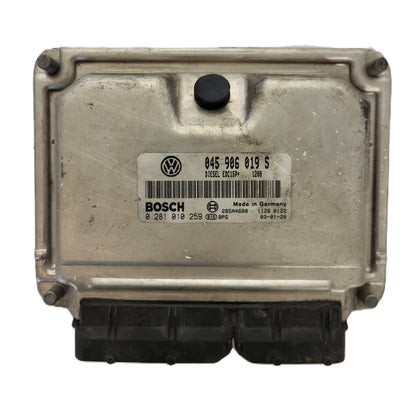 VW GOLF ECU / 045906019S / 0281010259 / EDC15P+ / BOSCH