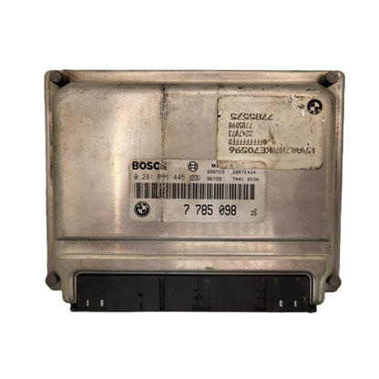 BMW E46 ECU / 0281001445 / 7785098 / 77785575 / BOSCH