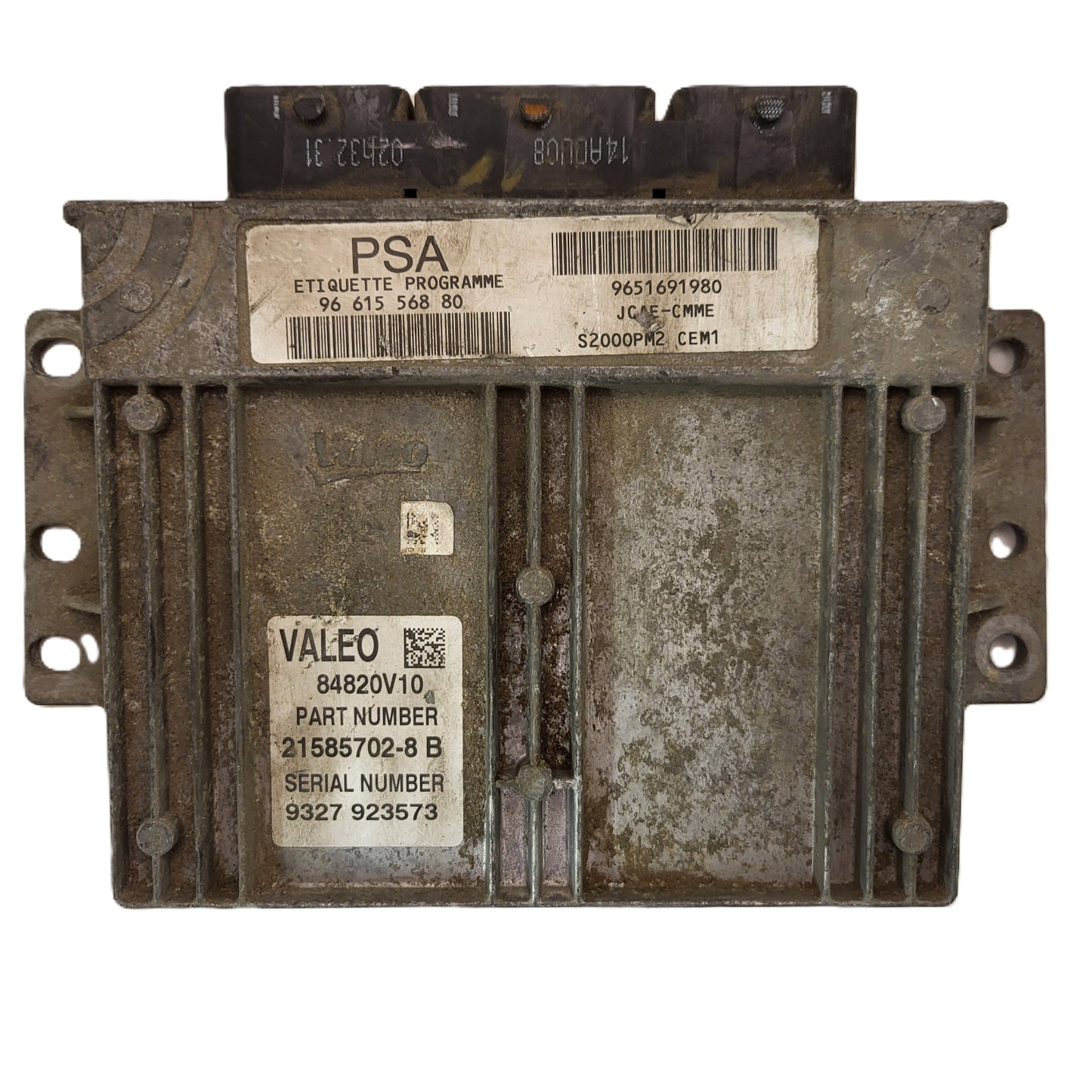 Peugeot Citroen ECU / 9661556880 / 9651691980 / 21585702-8 B / JCAE-CMME / VALEO