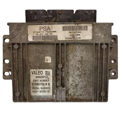 Peugeot Citroen ECU / 9661556880 / 9651691980 / 21585702-8 B / JCAE-CMME / VALEO