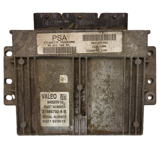 Peugeot Citroen ECU / 9661556880 / 9651691980 / 21585702-8 B / JCAE-CMME / VALEO
