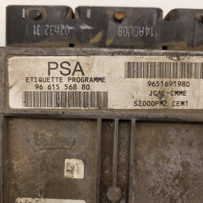 Peugeot Citroen ECU / 9661556880 / 9651691980 / 21585702-8 B / JCAE-CMME / VALEO