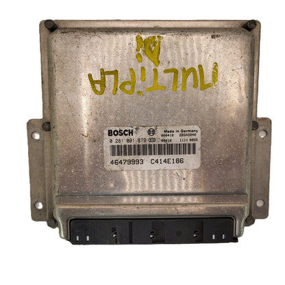 3x Fiat MULTIPLA ECU / 0281001879 / 46479993 / C414E186 / BOSCH BULK STOCK