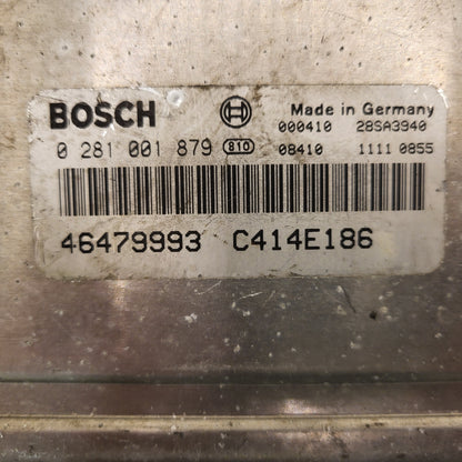 Fiat MULTIPLA ECU / 0281001879 / 46479993 / C414E186 / BOSCH