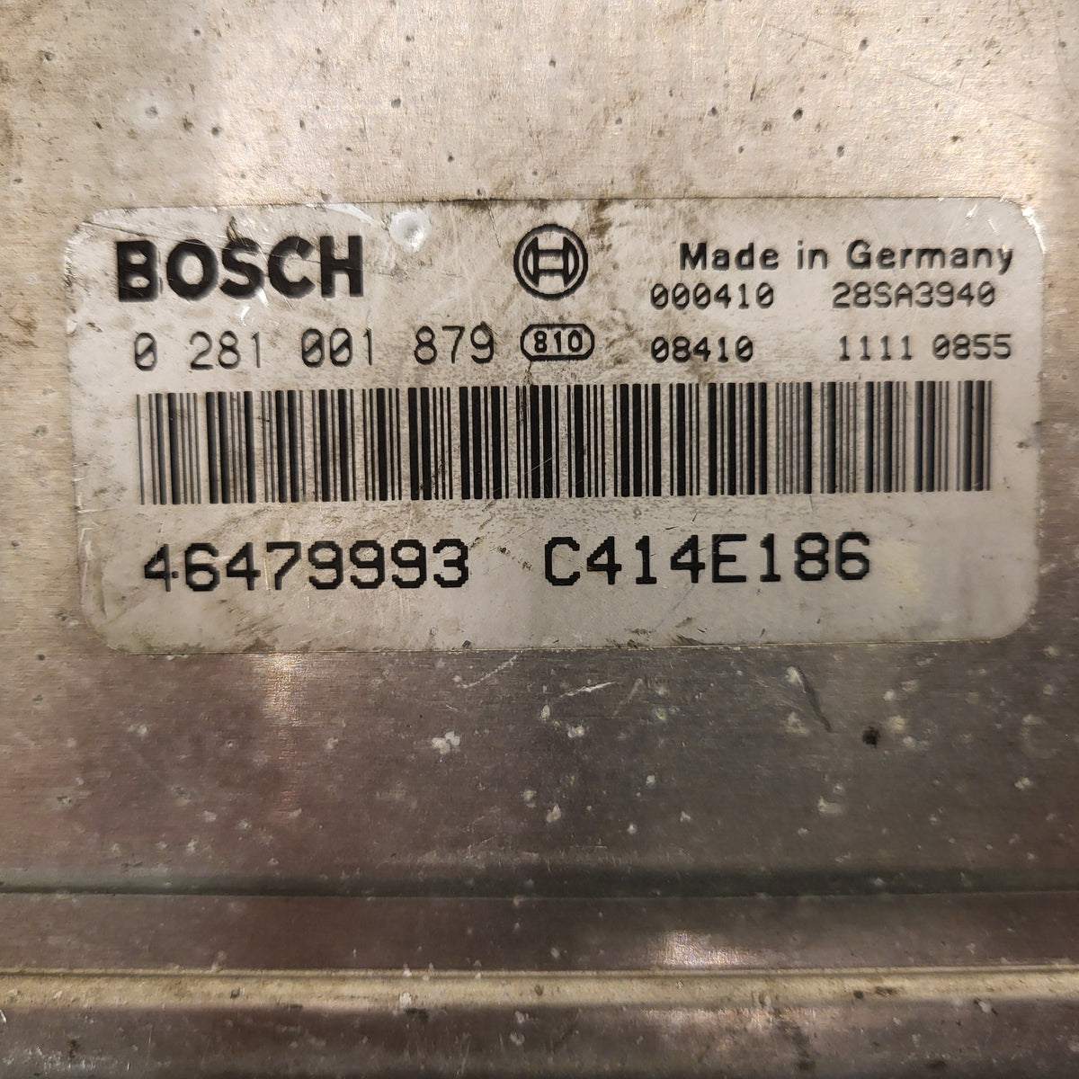 3x Fiat MULTIPLA ECU / 0281001879 / 46479993 / C414E186 / BOSCH BULK STOCK