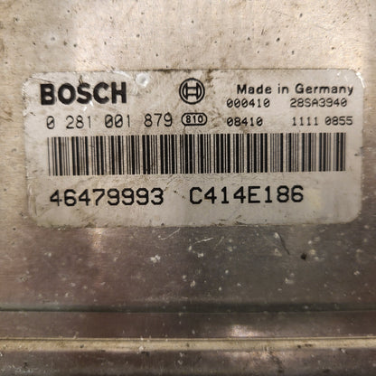 3x Fiat MULTIPLA ECU / 0281001879 / 46479993 / C414E186 / BOSCH BULK STOCK