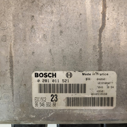 CITROEN XSARA ECU / 0281011521 / 9654693280 / 9640938680 / EDC15C2 / BOSCH