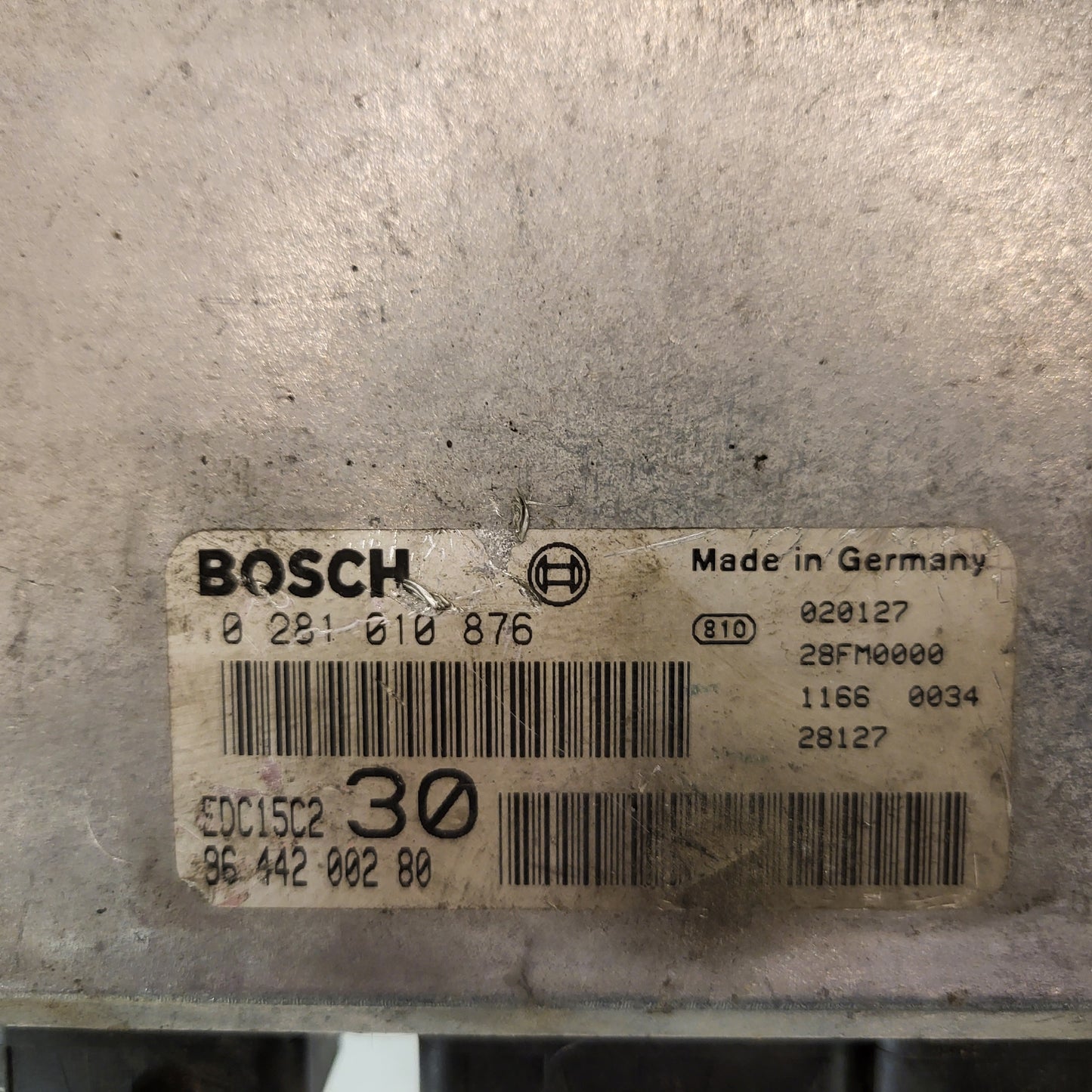 Peugeot 406 HDI ECU / 0281010876 / 9644200280 / EDC15C2 / BOSCH