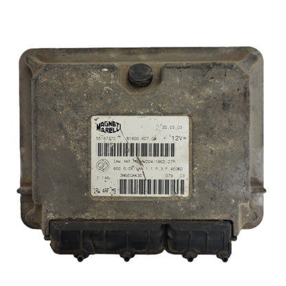 Fiat Seicento 600 ECU / 55187372 / IAW 4AF.M9 / 61600.627.05 / HW204 / MAGNETI - B71-07 - 1