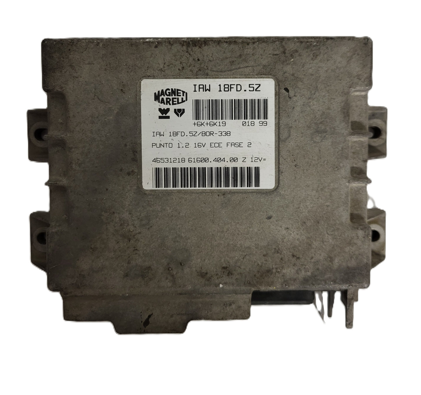 Fiat Punto 1.2 16V ECU / IAW18FD.5Z / 46531218 / 61600.404.00 / MAGNETI MARELLI