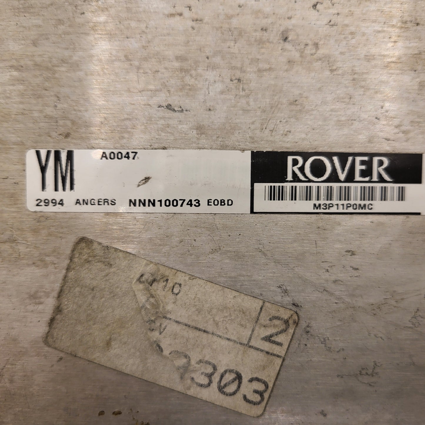 ROVER MG ZR 25 45 200 ECU / NNN100743 / YM