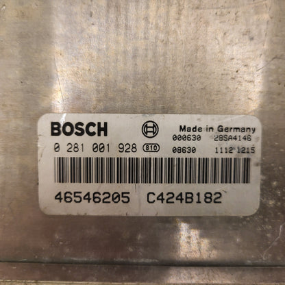 Fiat BRAVO ECU / 0281001928 / 46546205 / C424B182 / BOSCH