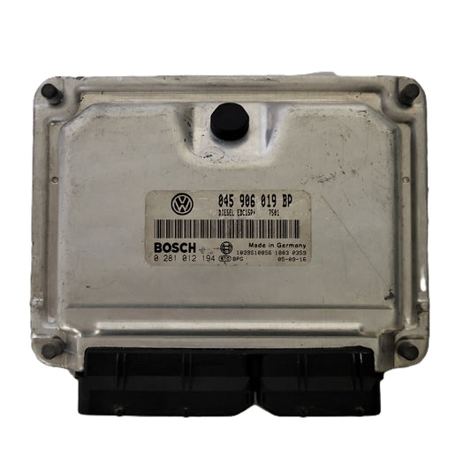 VOLKSWAGEN POLO 9N3 ECU / 045906019BP / 0281012194 / EDC15P+ / BOSCH 045906019