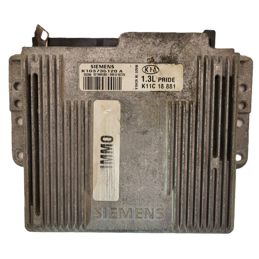 Kia Pride 1.3 ECU / K103735120 / K103735120A / K11C18881 / SIEMENS