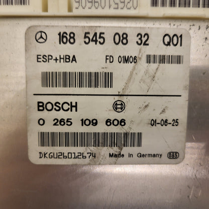 Mercedes W168 A-Class ECU / 1685450832 / 0265109606 / BOSCH