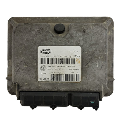 Fiat Seicento 600 ECU / 55187372 / IAW 4AF.M9 / 61600.627.05 / HW204 / MAGNETI - B72-09 - 1