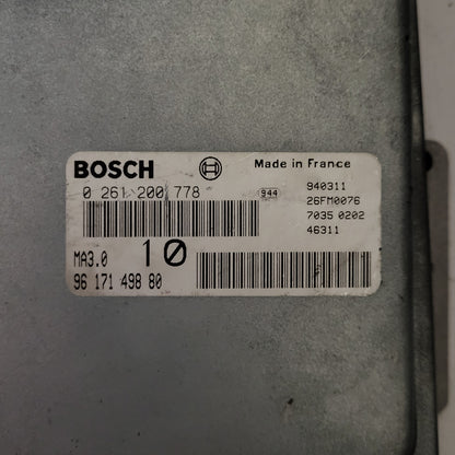 3x Citroen Peugeot ECU / 0261200778 / 9617149880 / BOSCH BULK STOCK
