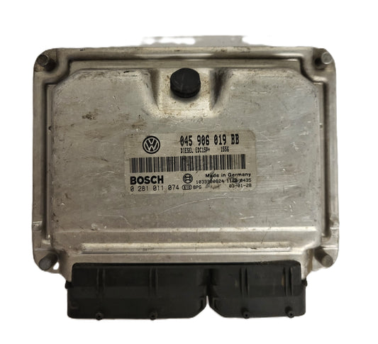 VW SEAT ECU / 045906019BB / 0281011074 / EDC15P+ / BOSCH