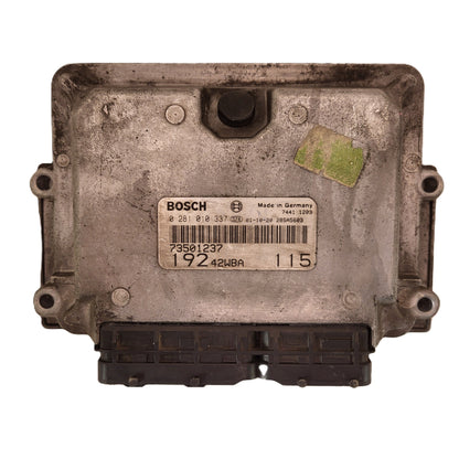 3x Fiat STILO JTD ECU / 0281010337 / 73501237 / 19242WBA / BOSCH BULK STOCK