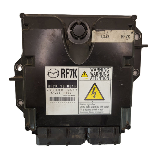 Mazda 6 ECU / RF7K /  RF7K18881R / 275800-6593 / MAZDA