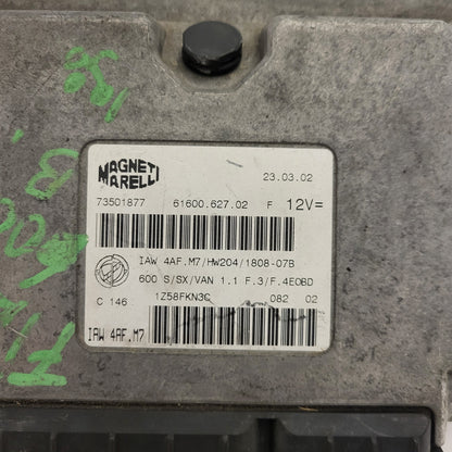 Fiat 600 ECU / IAW 4AF.M7 / 73501877 / HW204 / MAGNETI MARELLI