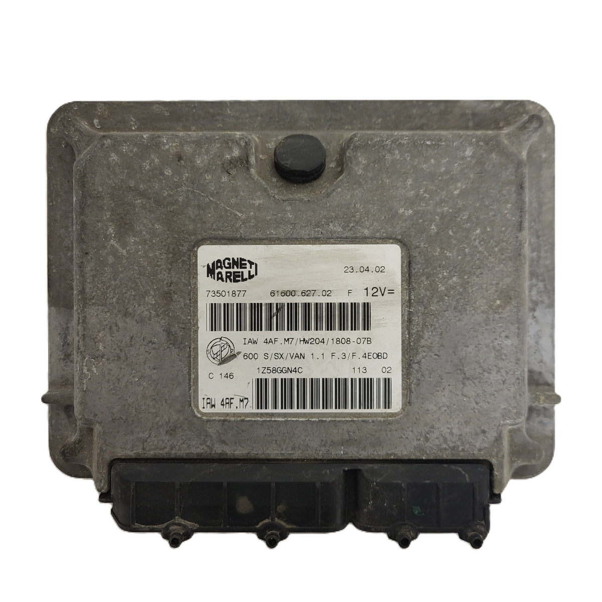 Fiat 600 ECU / IAW4AF.M7 / 73501877 / HW204 / MAGNETI MARELLI - B73-02 - 1