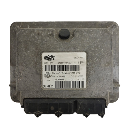 Fiat 600 ECU / IAW4AF.M7 / 73501877 / HW204 / MAGNETI MARELLI